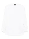 We11 Done Logo-embroidered T-shirt In 白色