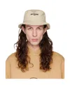 We11 Done Logo Fisherman's Hat In Nude