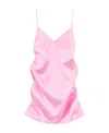 We11 Done Logo Halter Skirt In Pink