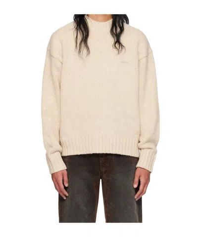 We11 Done Logo Hardware Sweater In Nude