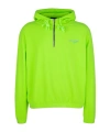 We11 Done Logo Hooded Sweater In Green