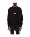 We11 Done Logo Hoodie In Black
