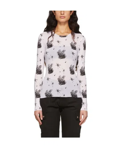 We11 Done Logo Long-sleeved T-shirt In Black