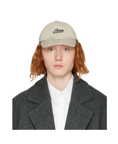 We11 Done Logo-patch Cotton Hat In Black