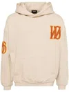 We11 Done Logo-patch Hoodie In Neutrals