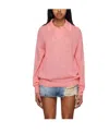 We11 Done Pink Destroyed Polo In Pink