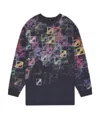 We11 Done Logo-print Cotton Sweatshirt In Multi