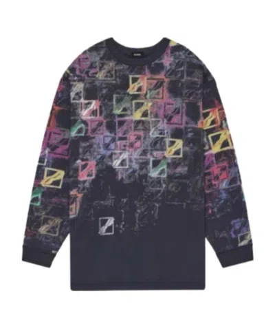 We11 Done Logo-print Cotton Sweatshirt In Multi