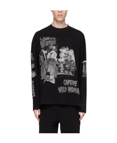 We11 Done Logo-print Cotton T-shirt In Black