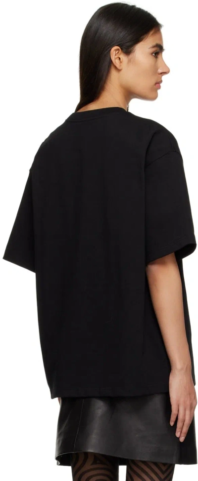 We11 Done Logo-print Cotton T-shirt In Black