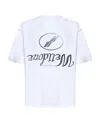 We11 Done Logo-print Cotton T-shirt In White