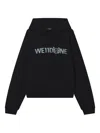 We11 Done Logo-print Hoodie In Black