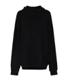 We11 Done Logo Print Hoodie In Black