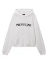 We11 Done Logo-print Hoodie In White
