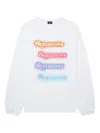 We11 Done Logo-print Long-sleeved T-shirt In White