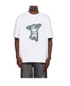 We11 Done Logo Print Oversized T-shirt In White