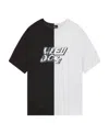 We11 Done Logo-print Panelled T-shirt In White