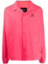 We11 Done Pink Logo Basic Windbreaker Jacket In Pink