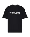 We11 Done Black Large Basic T-shirt In Black