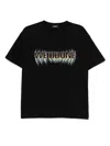 We11 Done Logo Cropped T-shirt In Black