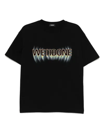WE11 DONE LOGO-PRINT T-SHIRT