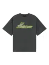 We11 Done Logo-print T-shirt In Gray
