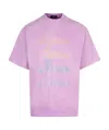 We11 Done Logo-print T-shirt In Purple