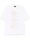 We11 Done Logo Print T-shirt In White