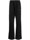 We11 Done Logo-print Track Pants In Black
