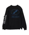 We11 Done Oversized Logo Sweatshirt In Black