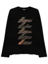 We11 Done T-shirt Mit Logo-print In Schwarz