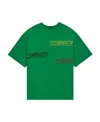We11 Done Logo Printed T-shirt With Round Neck In Green