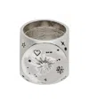We11 Done Logo Ring In Gray