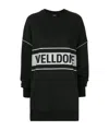 We11 Done Logo Round Neck Sweater In Black