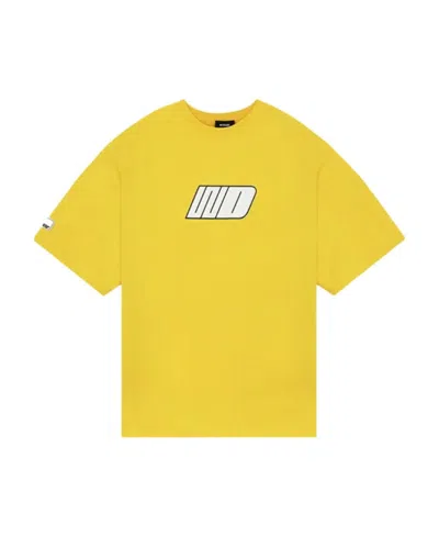 We11 Done Logo Round-necked T-shirt In Yellow