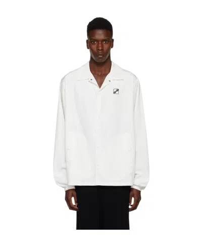 We11 Done Logo Shirt In White