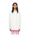We11 Done White Cotton Shirt In White