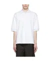 We11 Done Logo Short-sleeved Polo Shirt In White