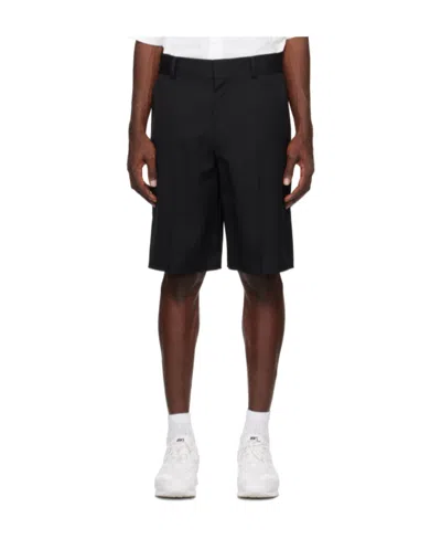 We11 Done Logo Shorts In Black