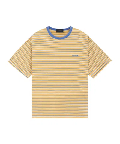 We11 Done Logo Striped T-shirt