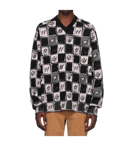 We11 Done Logo Sweater In Black