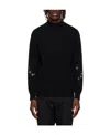 We11 Done Logo Sweater In Black