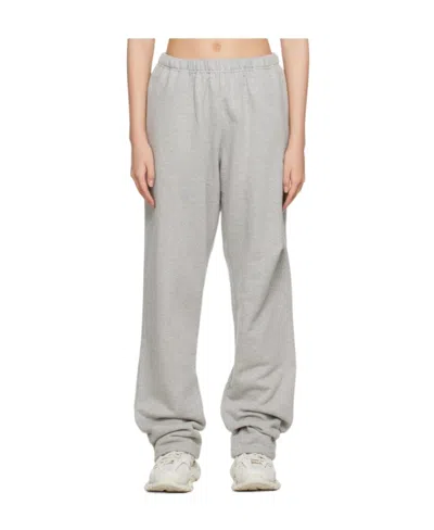 We11 Done Logo Sweatpants In Gray
