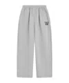 We11 Done Logo Sweatpants In Gray