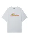 We11 Done Logo T-shirt In Gray