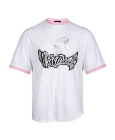 We11 Done Logo T-shirt In White