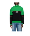 We11 Done Black Viscose Turtleneck In Black