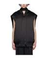 We11 Done Logo Vest In Black