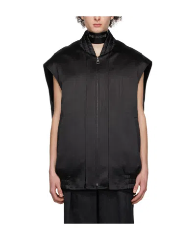 We11 Done Logo Vest In Black