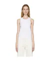 We11 Done Logo Vest In White